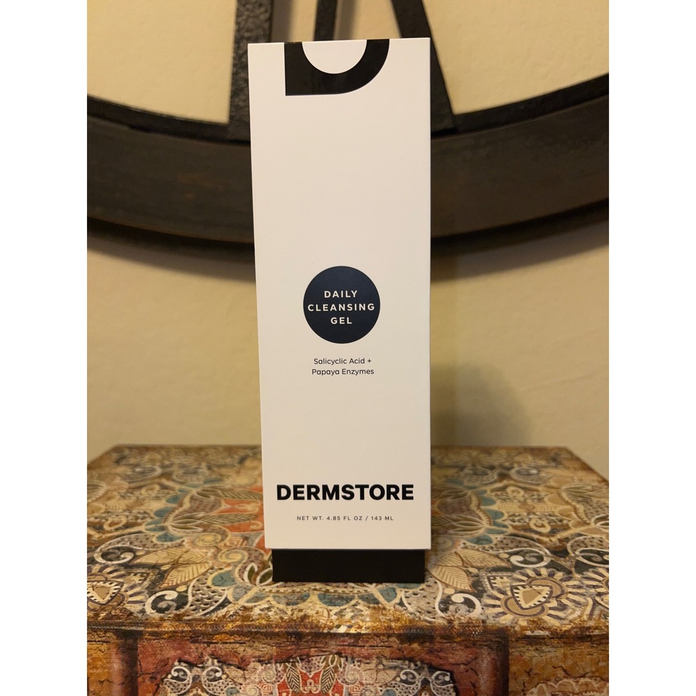 Dermstore Daily Cleansing Gel Salicylic Acid Papaya Enzymes Face Wash 4.85oz NEW